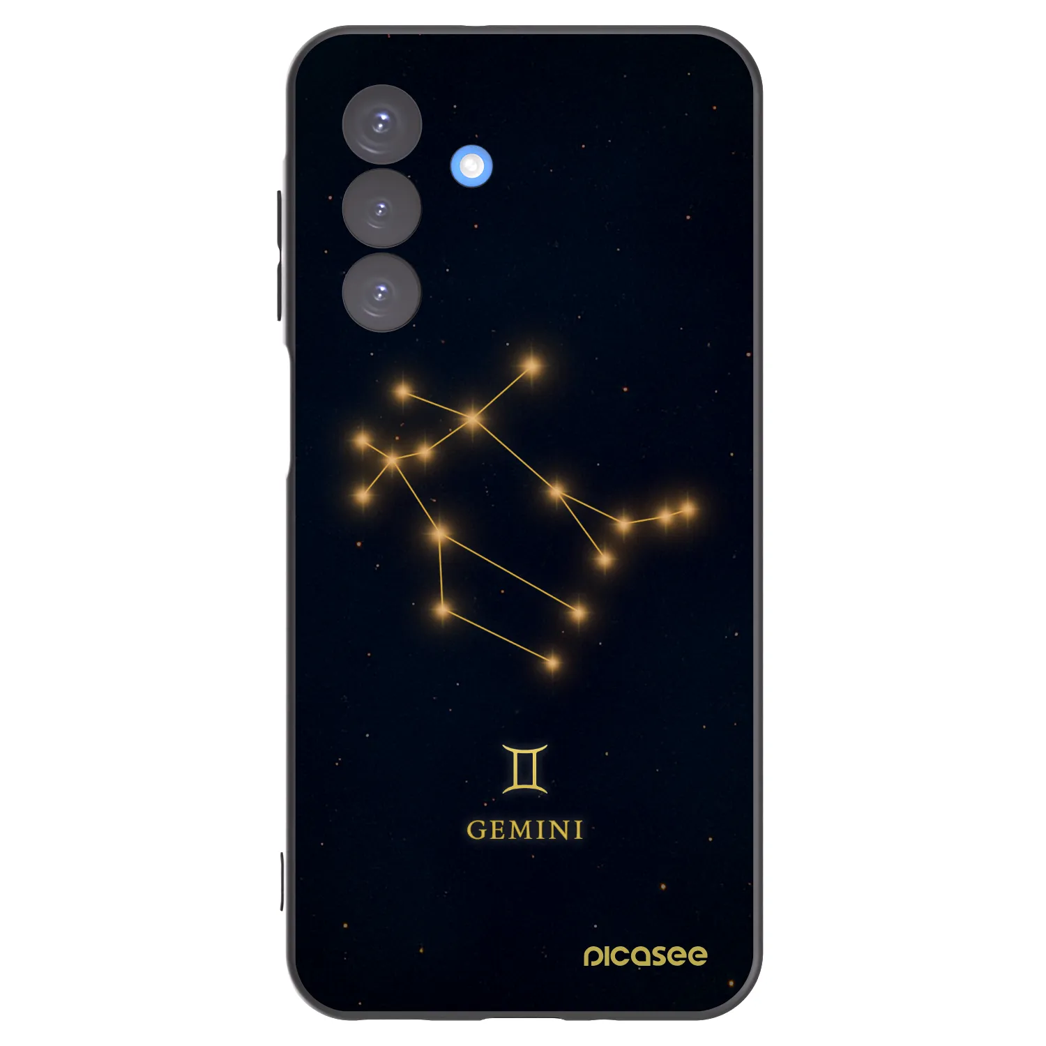 Picasee silikónový čierny obal pre Samsung Galaxy A17 5G - GEMINI