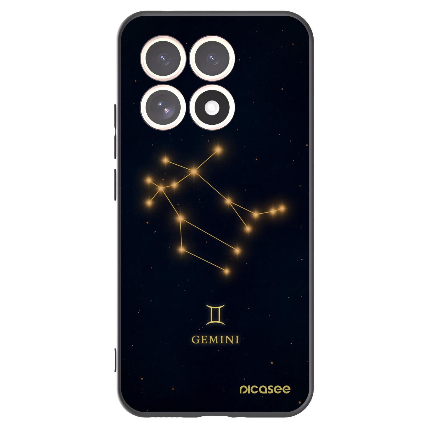 Picasee silikónový čierny obal pre Xiaomi 15T - GEMINI
