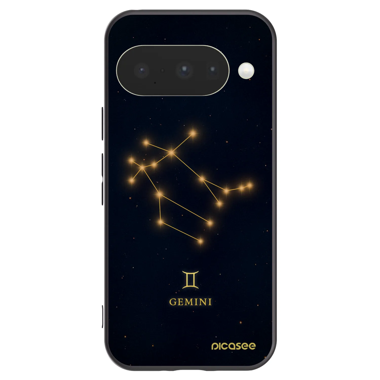 Picasee silikónový čierny obal pre Google Pixel 10 - GEMINI