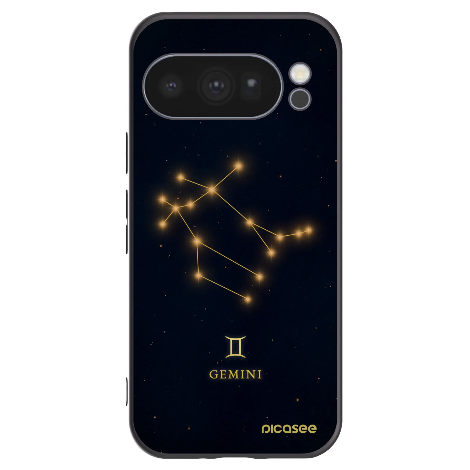 Picasee silikónový čierny obal pre Google Pixel 10 Pro - GEMINI