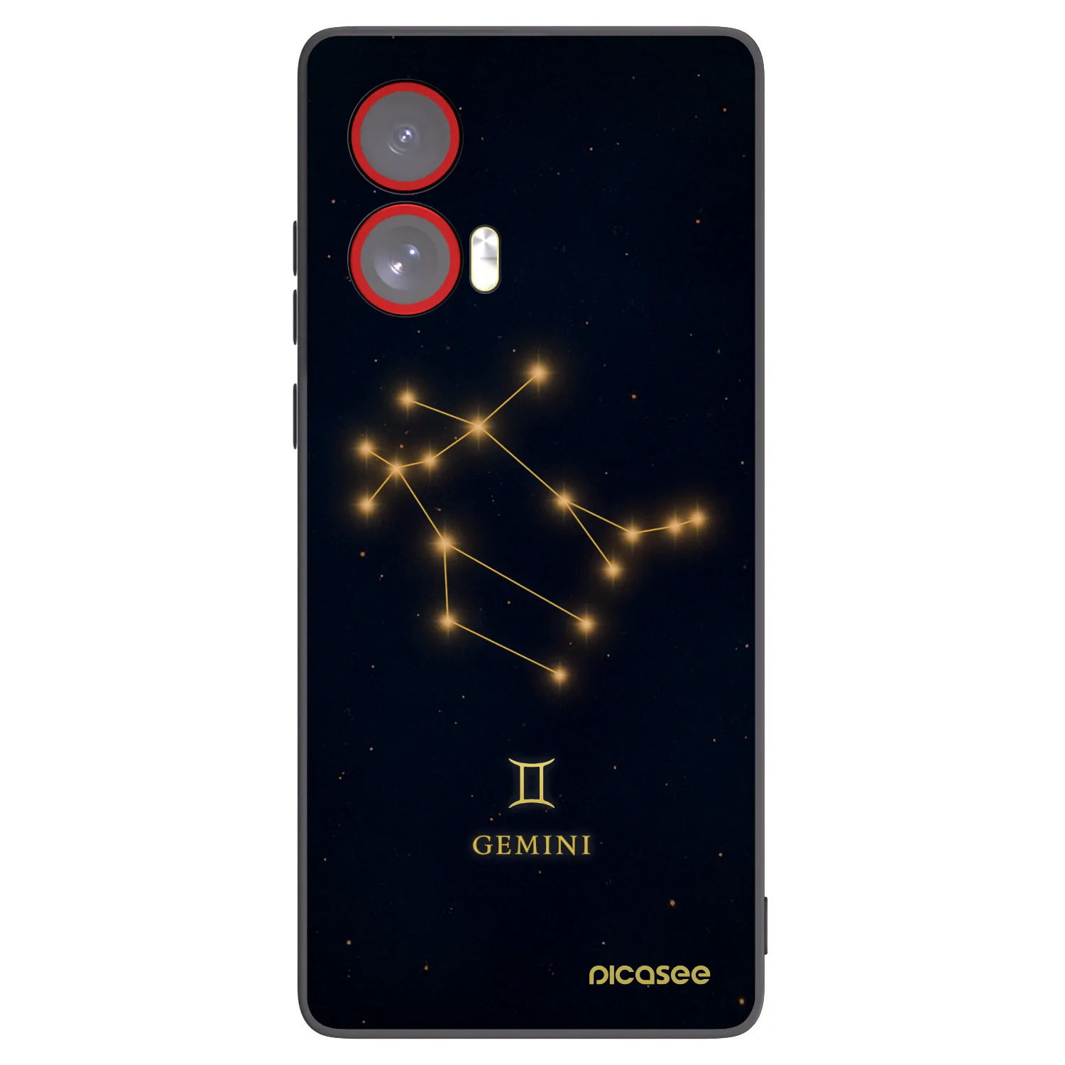 Silikónový čierny obal pre Motorola Edge 50 Fusion - GEMINI