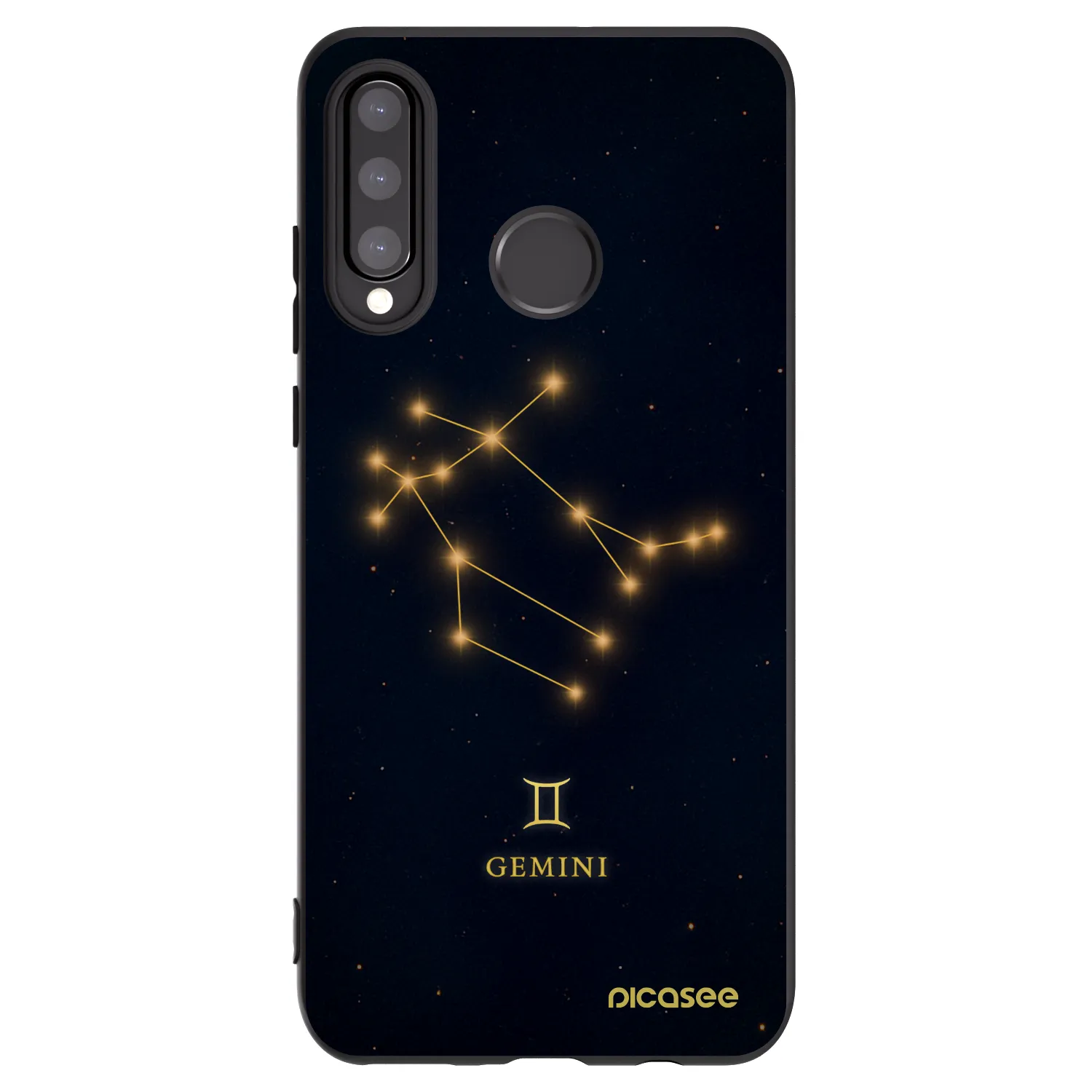Picasee silikónový čierny obal pre Huawei P30 Lite - GEMINI