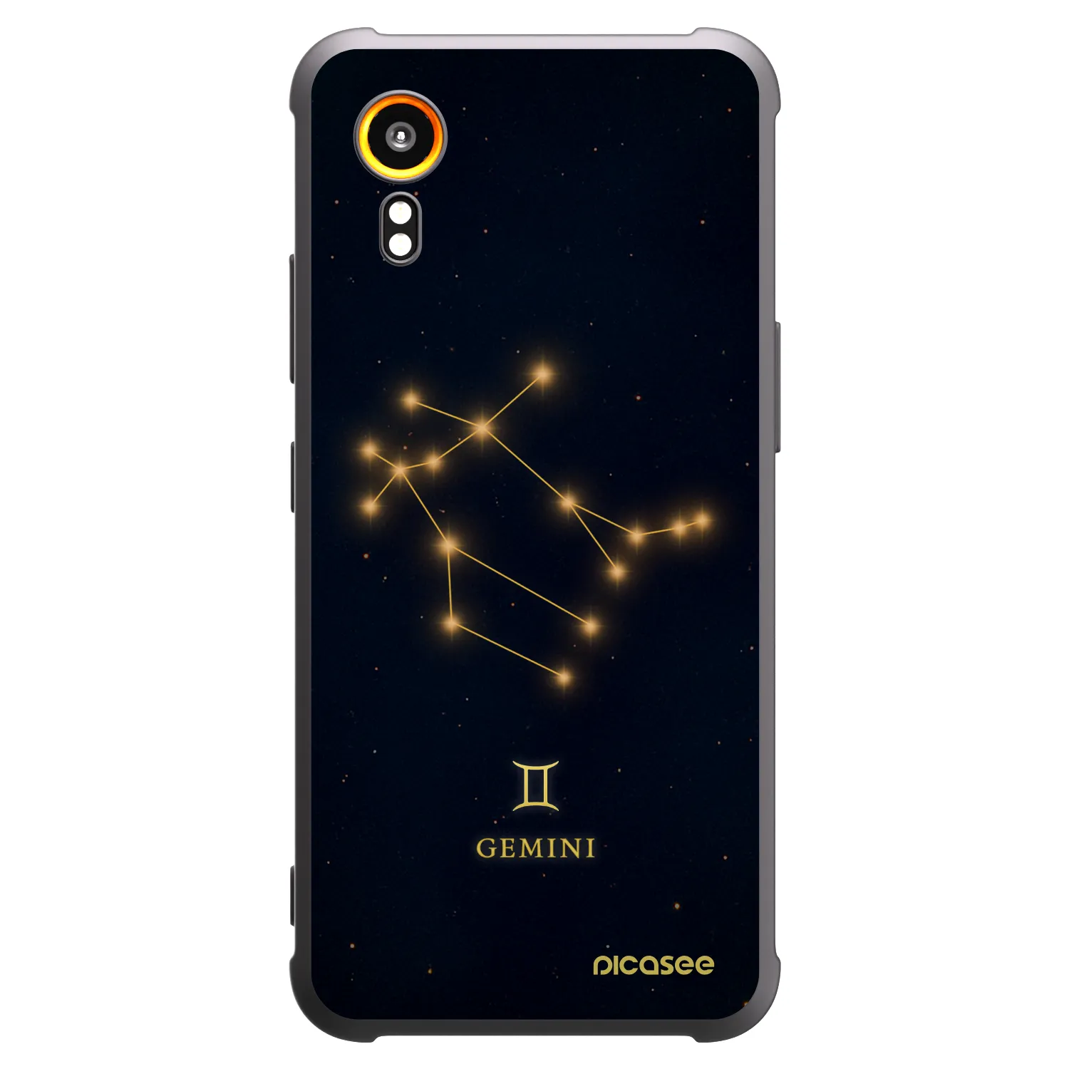 Picasee silikónový čierny obal pre Samsung Galaxy Xcover 7 - GEMINI