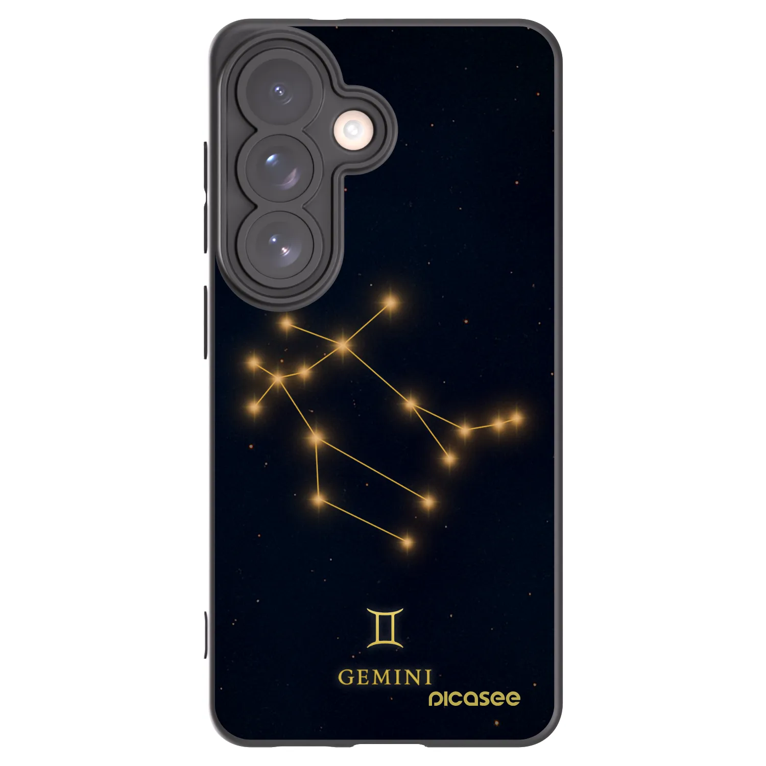 Picasee silikónový čierny obal pre Samsung Galaxy S26 - GEMINI