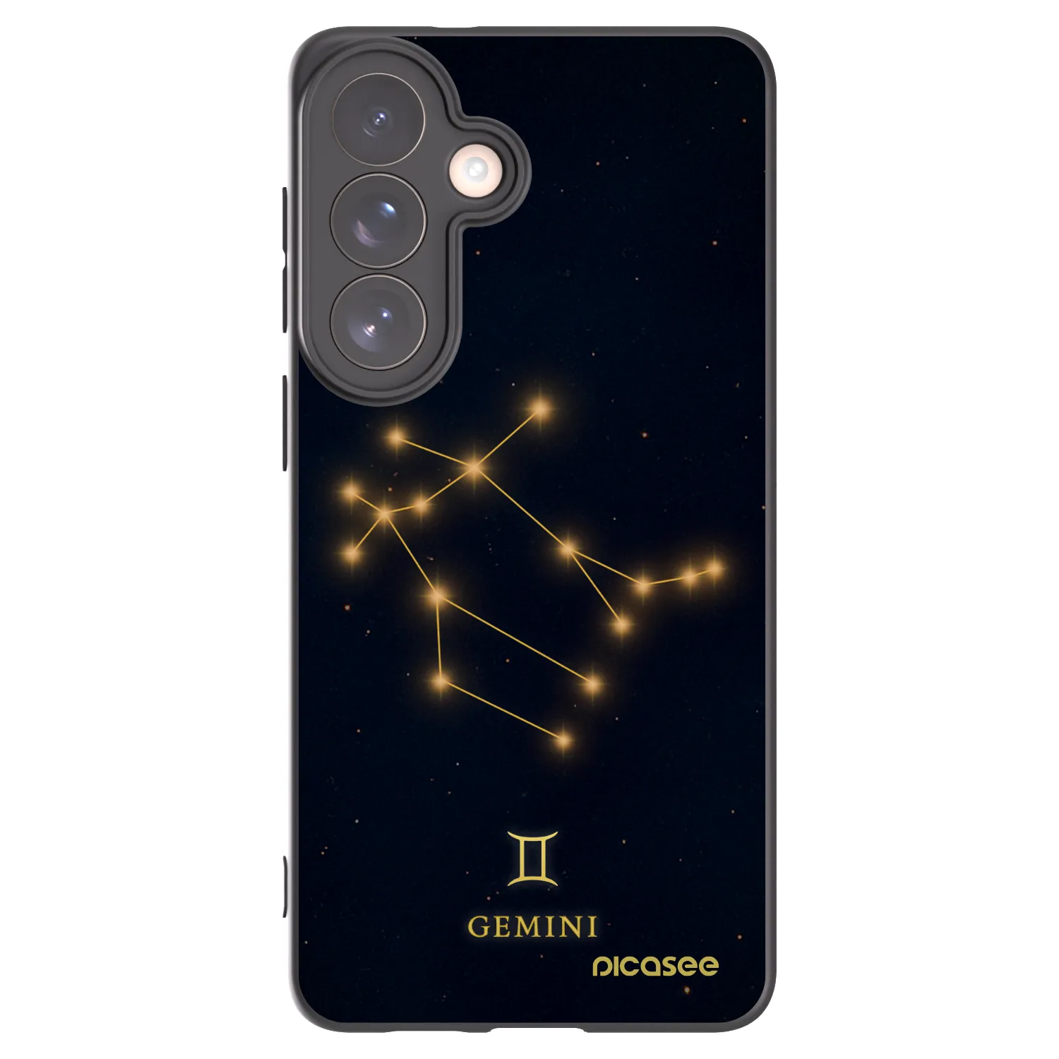 Picasee silikónový čierny obal pre Samsung Galaxy S26+ - GEMINI
