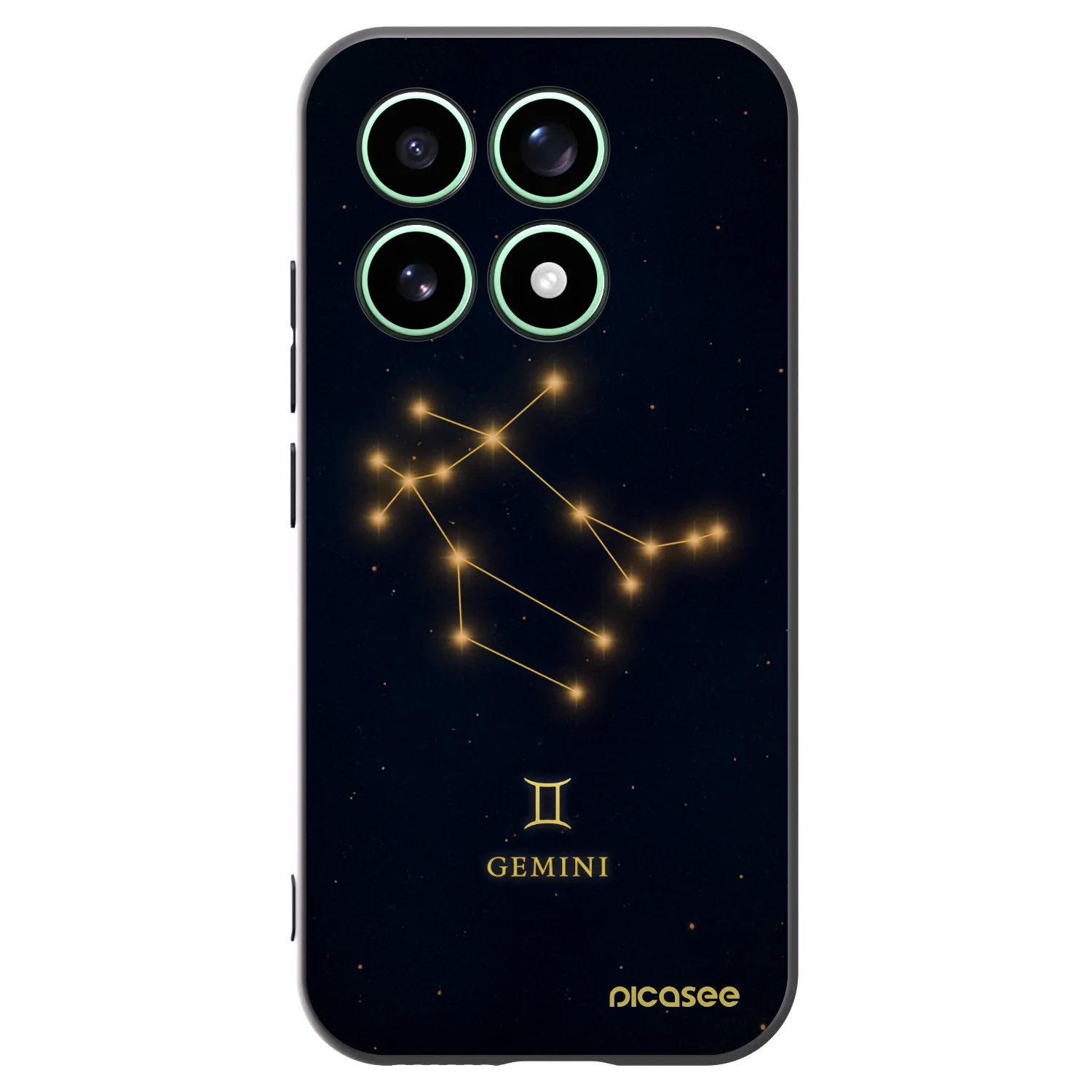 Picasee silikónový čierny obal pre Xiaomi 17 - GEMINI