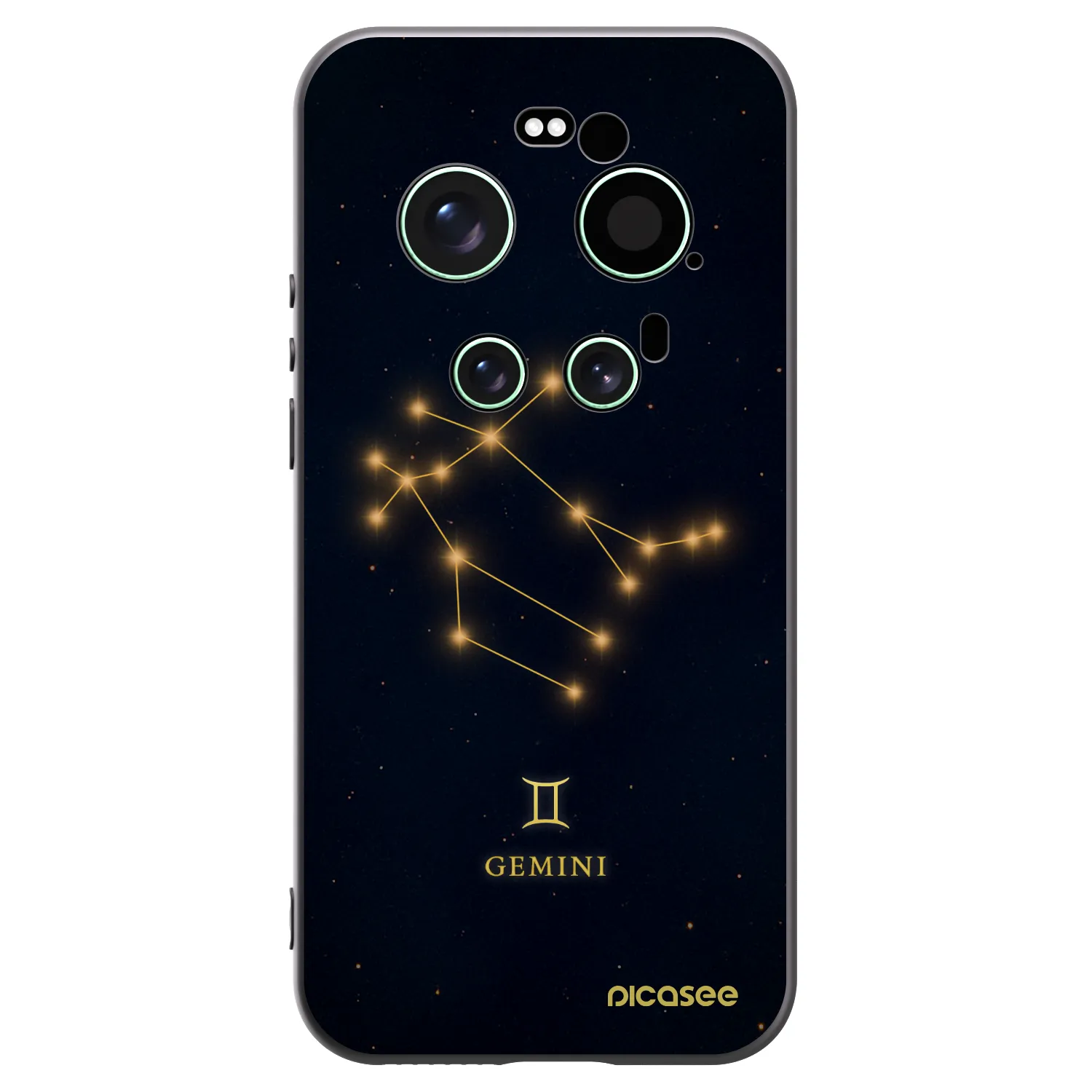 Picasee silikónový čierny obal pre Xiaomi 17 Ultra - GEMINI