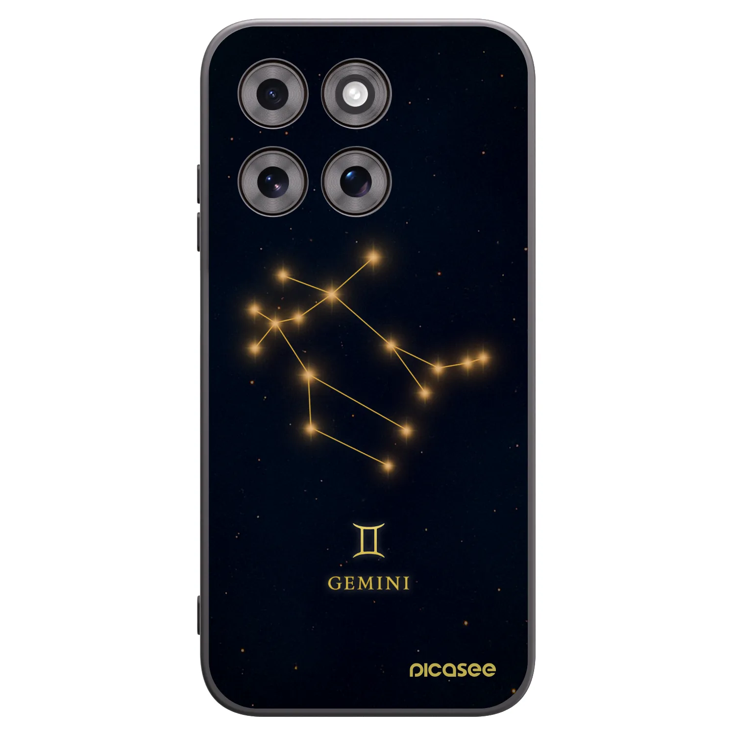 Picasee silikónový čierny obal pre Motorola Moto G77 - GEMINI
