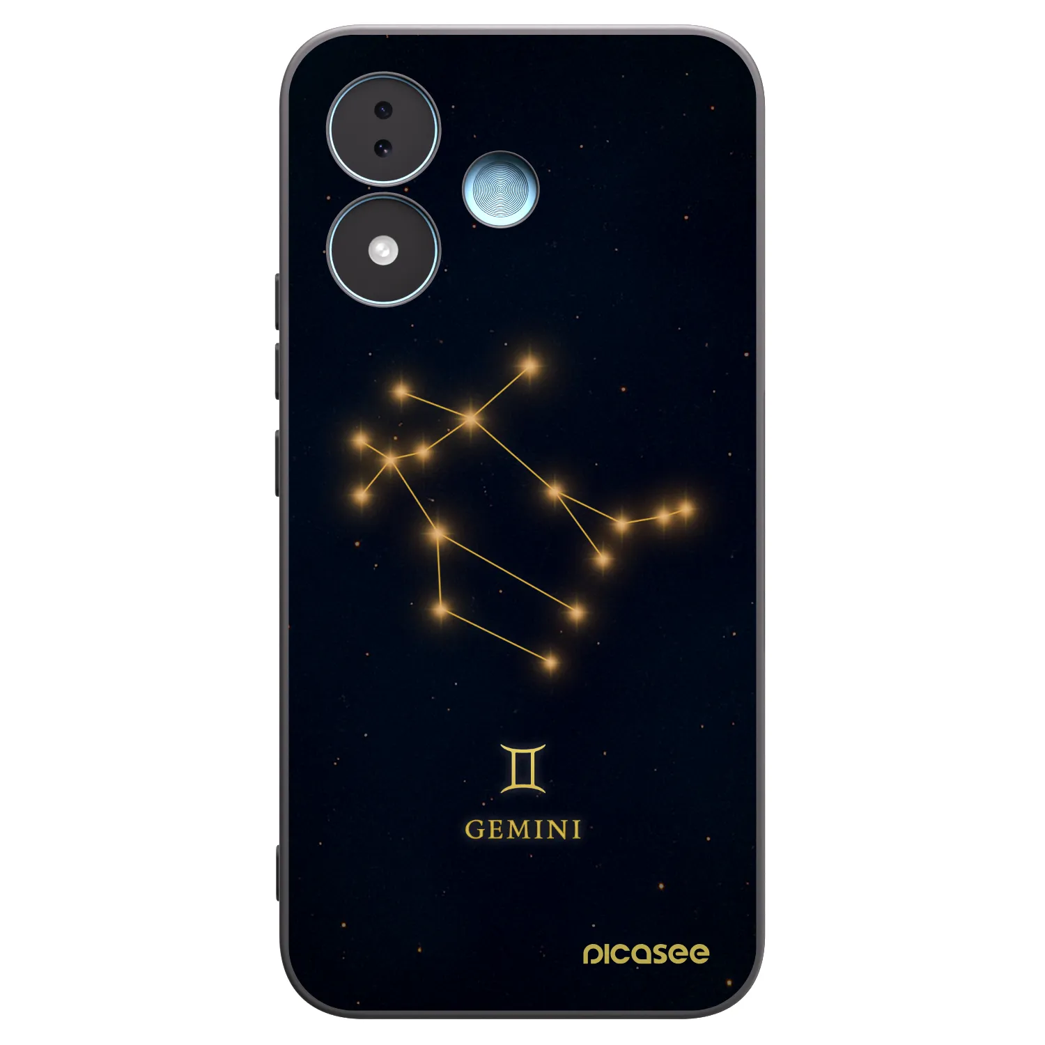 Picasee silikónový čierny obal pre Xiaomi Redmi Note 17 5G - GEMINI