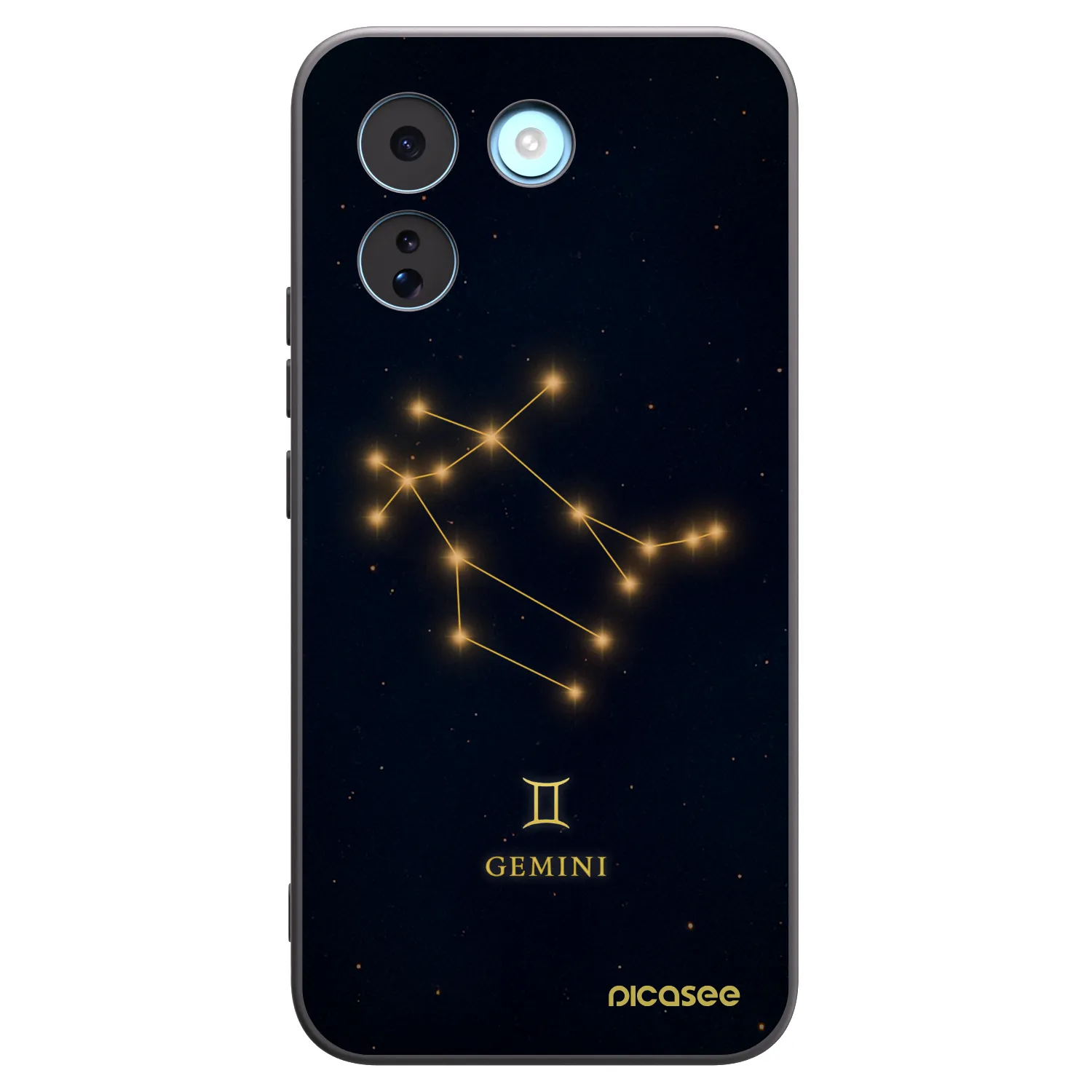 Picasee silikónový čierny obal pre Xiaomi Redmi Note 17 Pro MAX 5G - GEMINI