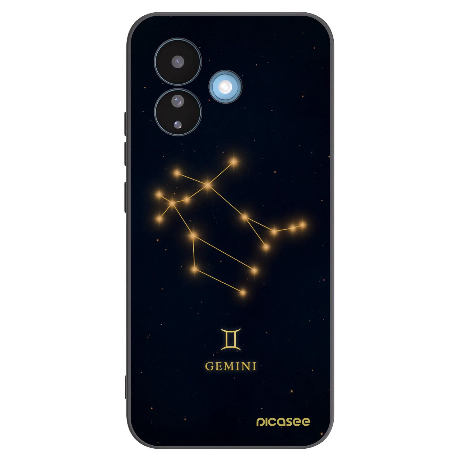 Picasee silikónový čierny obal pre Xiaomi Redmi Note 17 Pro 5G - GEMINI
