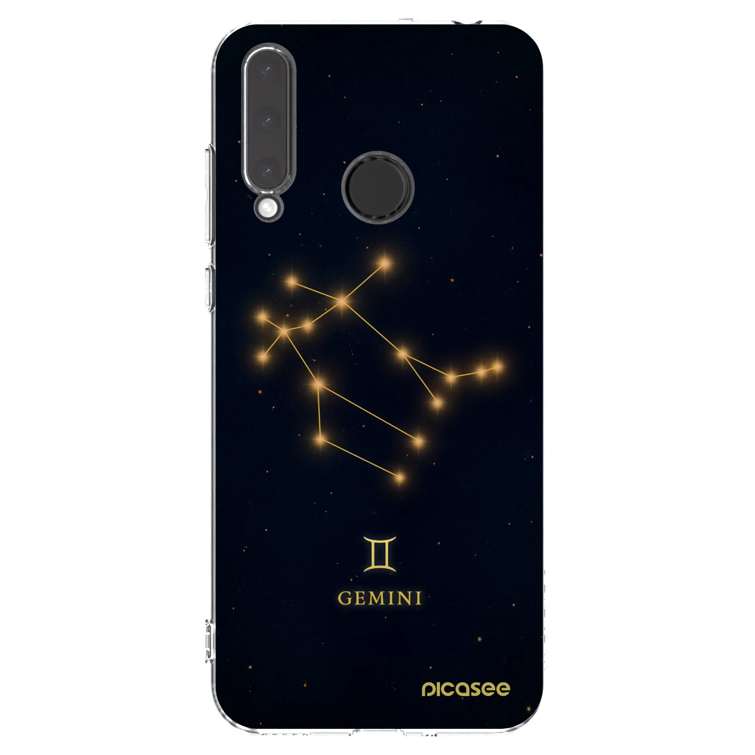 Picasee silikónový prehľadný obal pre Honor 20 Lite - GEMINI