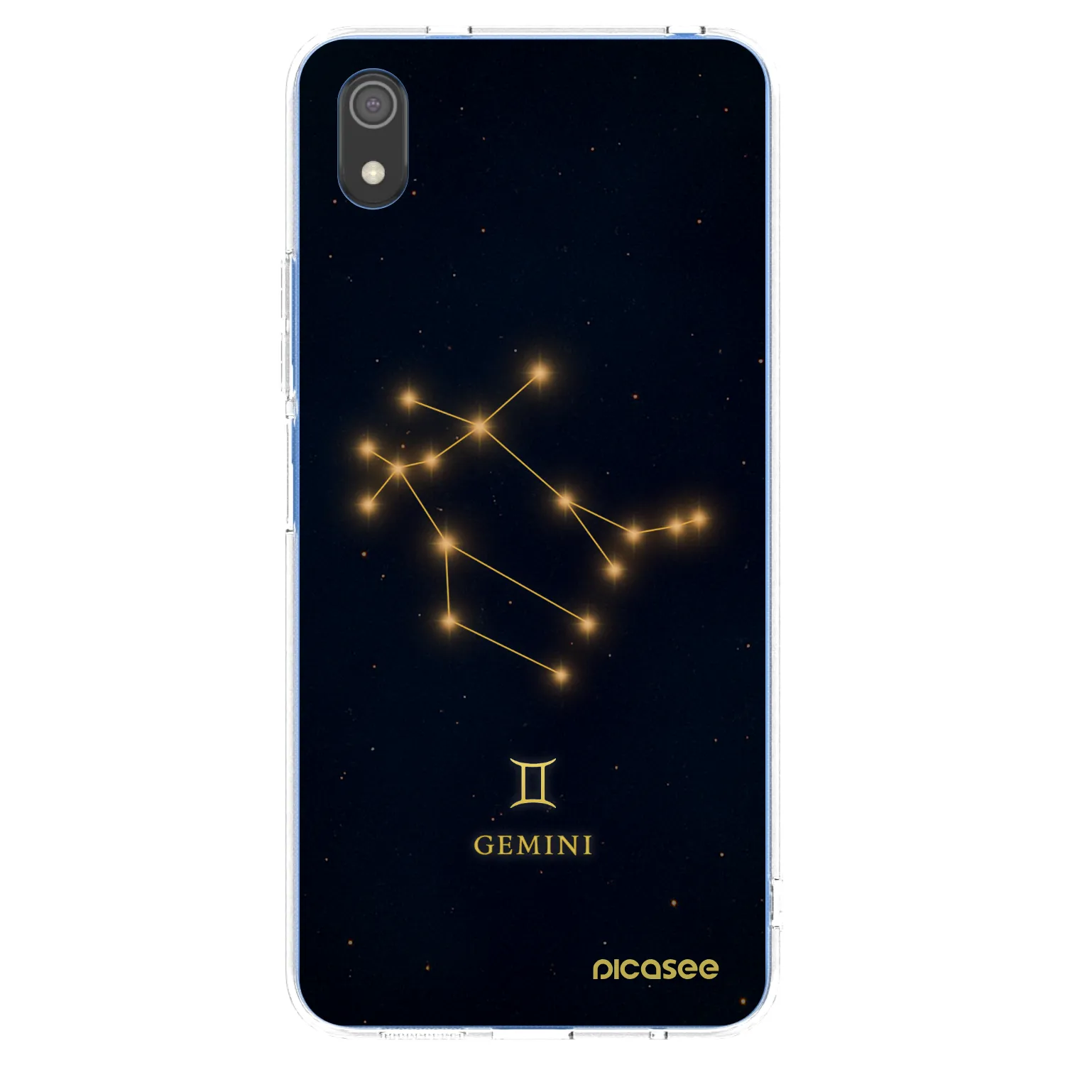 Picasee silikónový prehľadný obal pre Xiaomi Redmi 7A - GEMINI