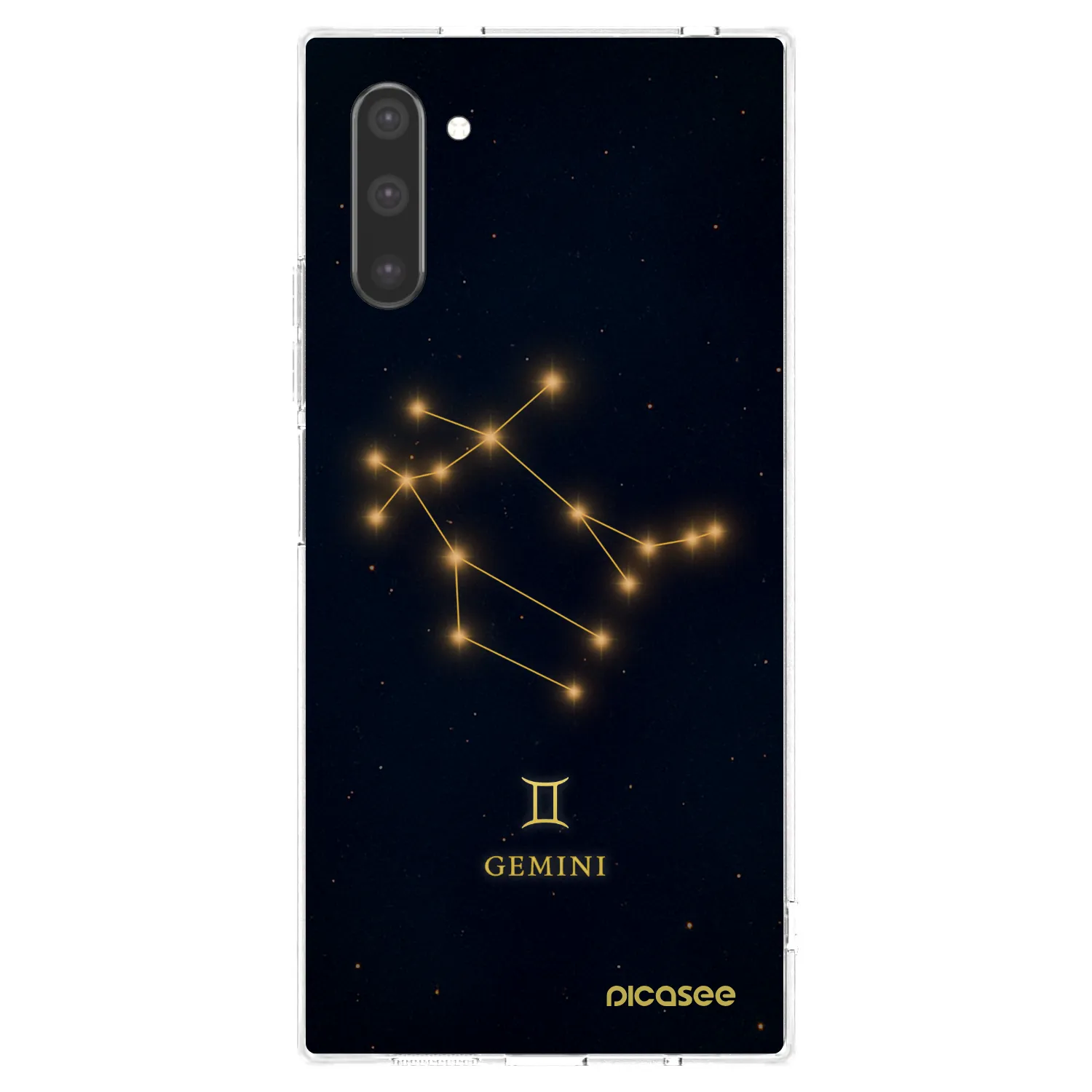 Picasee silikónový prehľadný obal pre Samsung Galaxy Note 10 N970F - GEMINI