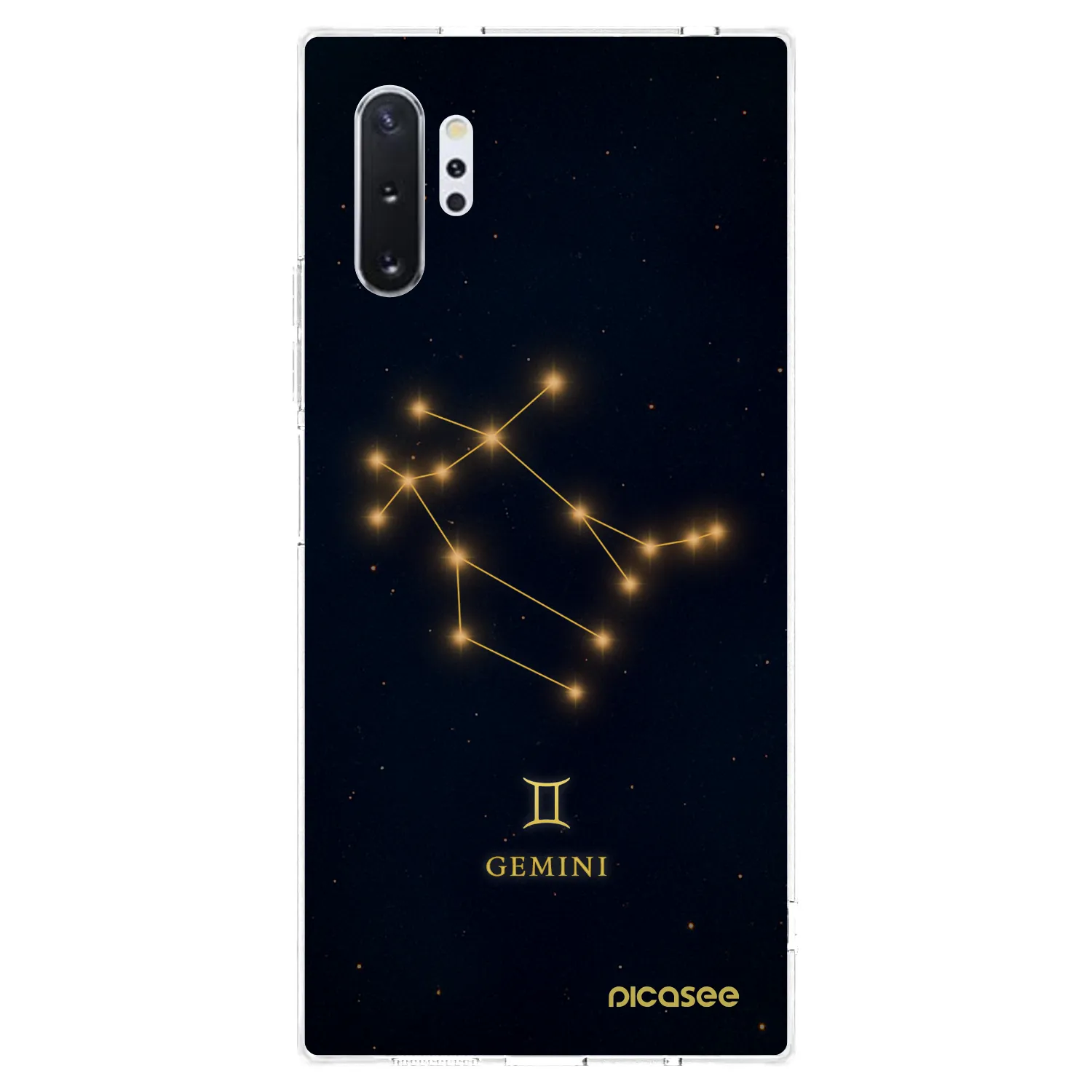 Picasee silikónový prehľadný obal pre Samsung Galaxy Note 10+ N975F - GEMINI