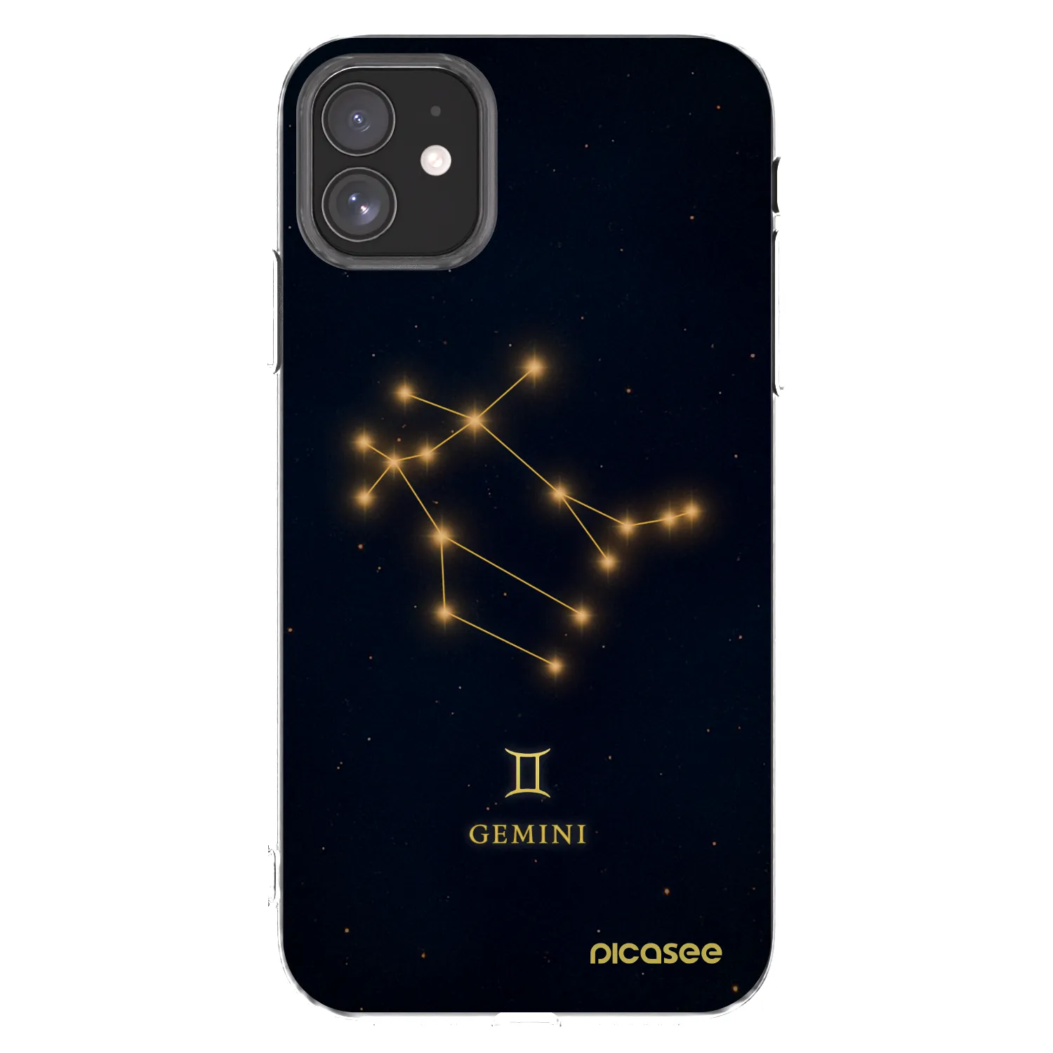 Picasee silikónový prehľadný obal pre Apple iPhone 11 - GEMINI