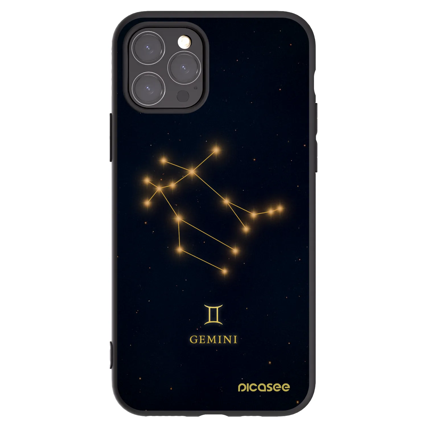 Picasee silikónový čierny obal pre Apple iPhone 11 Pro - GEMINI