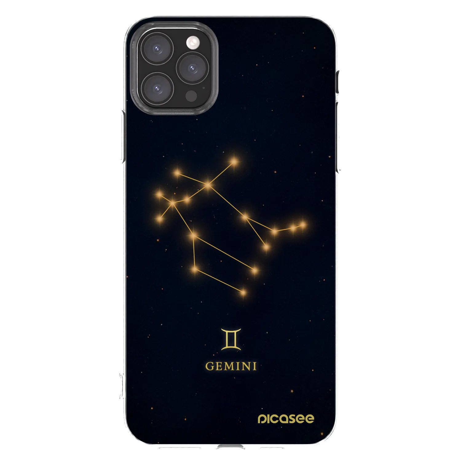 Picasee silikónový prehľadný obal pre Apple iPhone 11 Pro Max - GEMINI