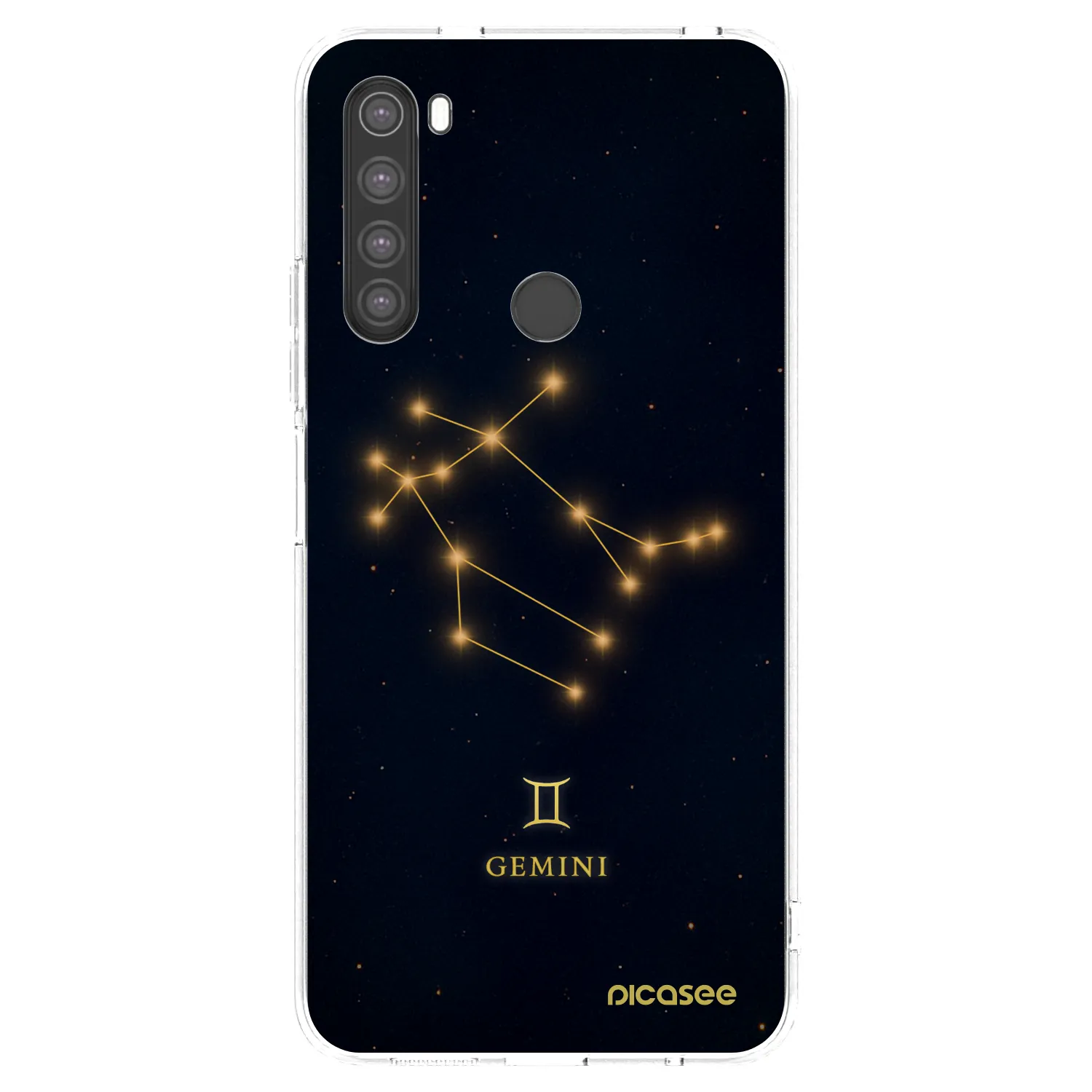 Picasee silikónový prehľadný obal pre Xiaomi Redmi Note 8 - GEMINI