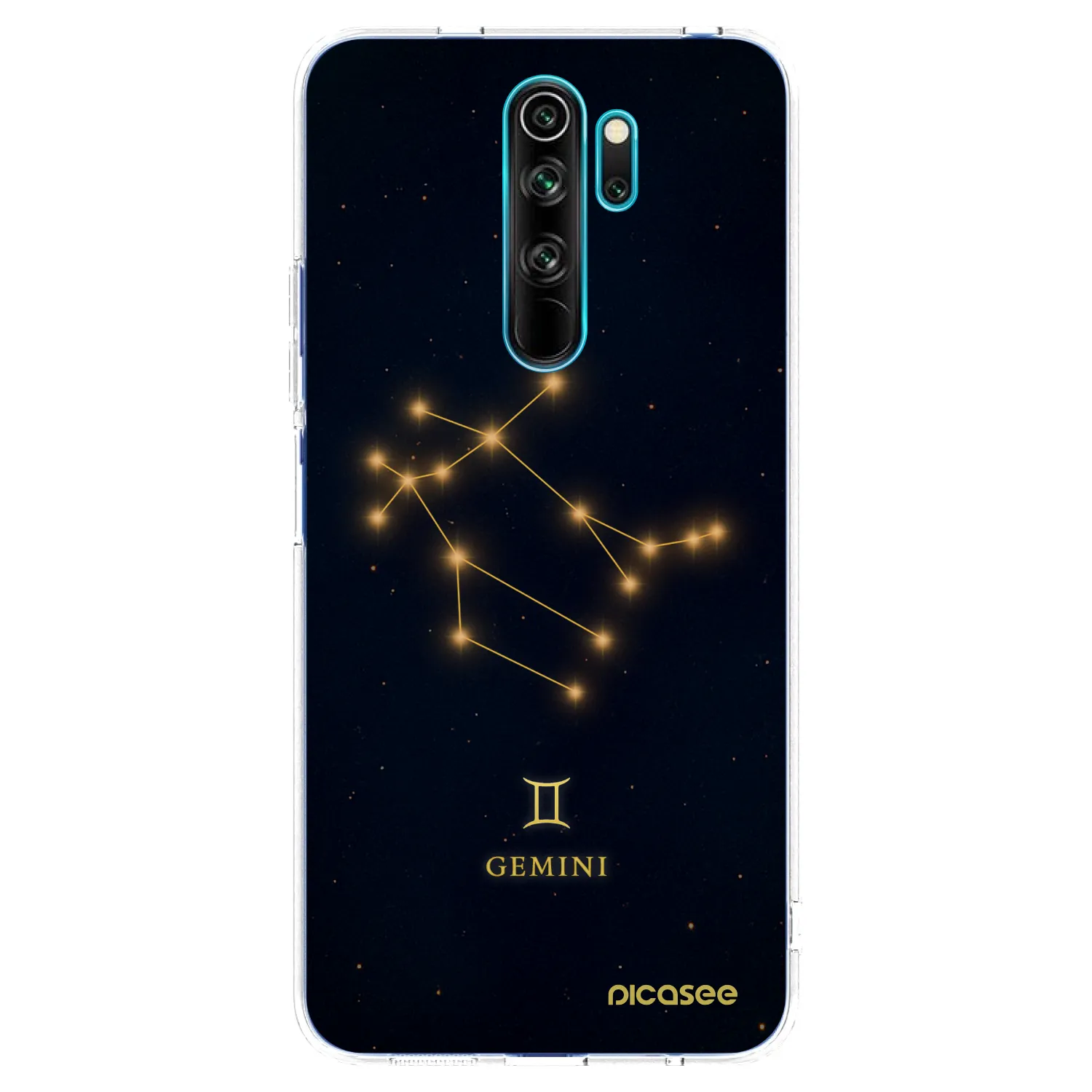 Picasee silikónový prehľadný obal pre Xiaomi Redmi Note 8 Pro - GEMINI