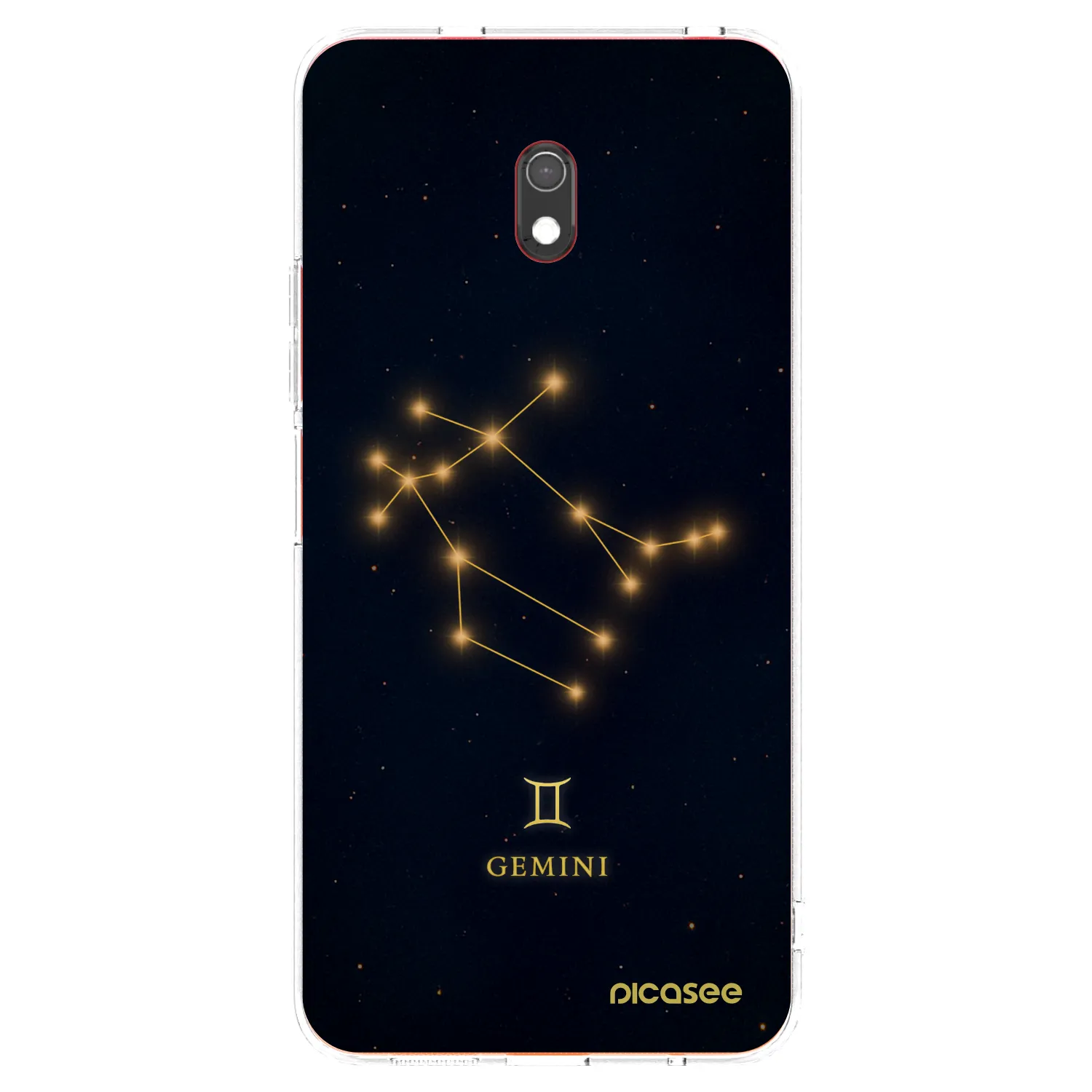 Picasee silikónový prehľadný obal pre Xiaomi Redmi 8A - GEMINI