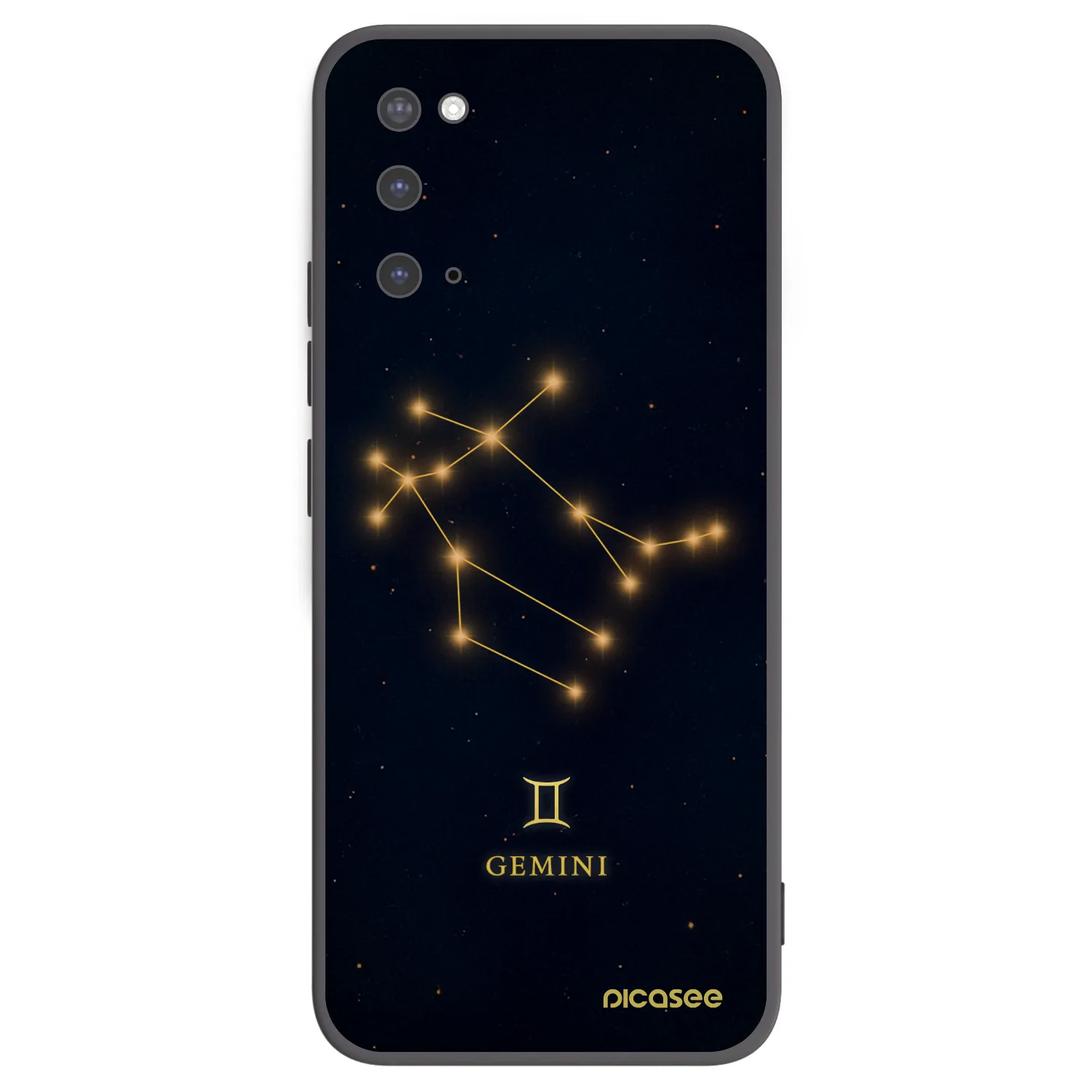 Picasee silikónový čierny obal pre Samsung Galaxy S20 G980F - GEMINI