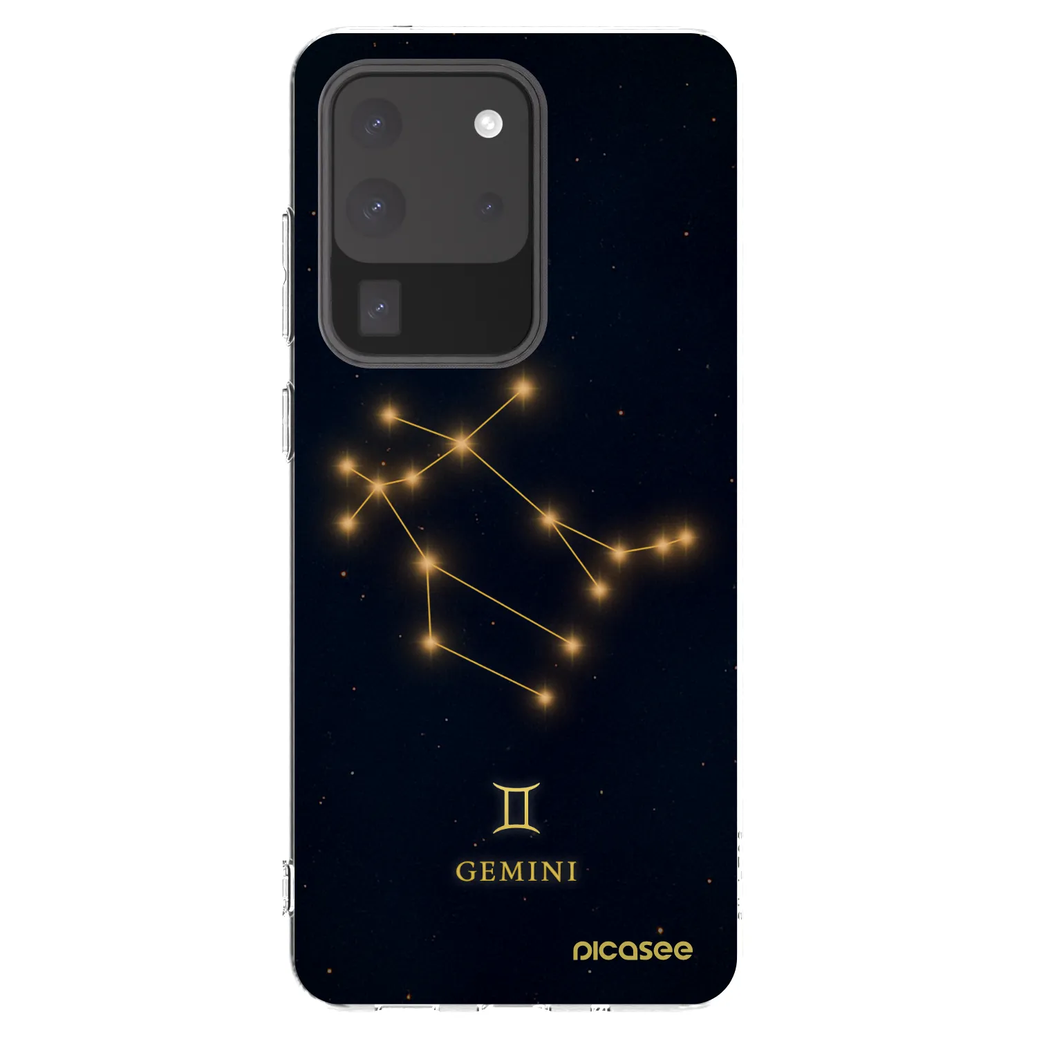 Picasee silikónový prehľadný obal pre Samsung Galaxy S20 Ultra 5G G988F - GEMINI