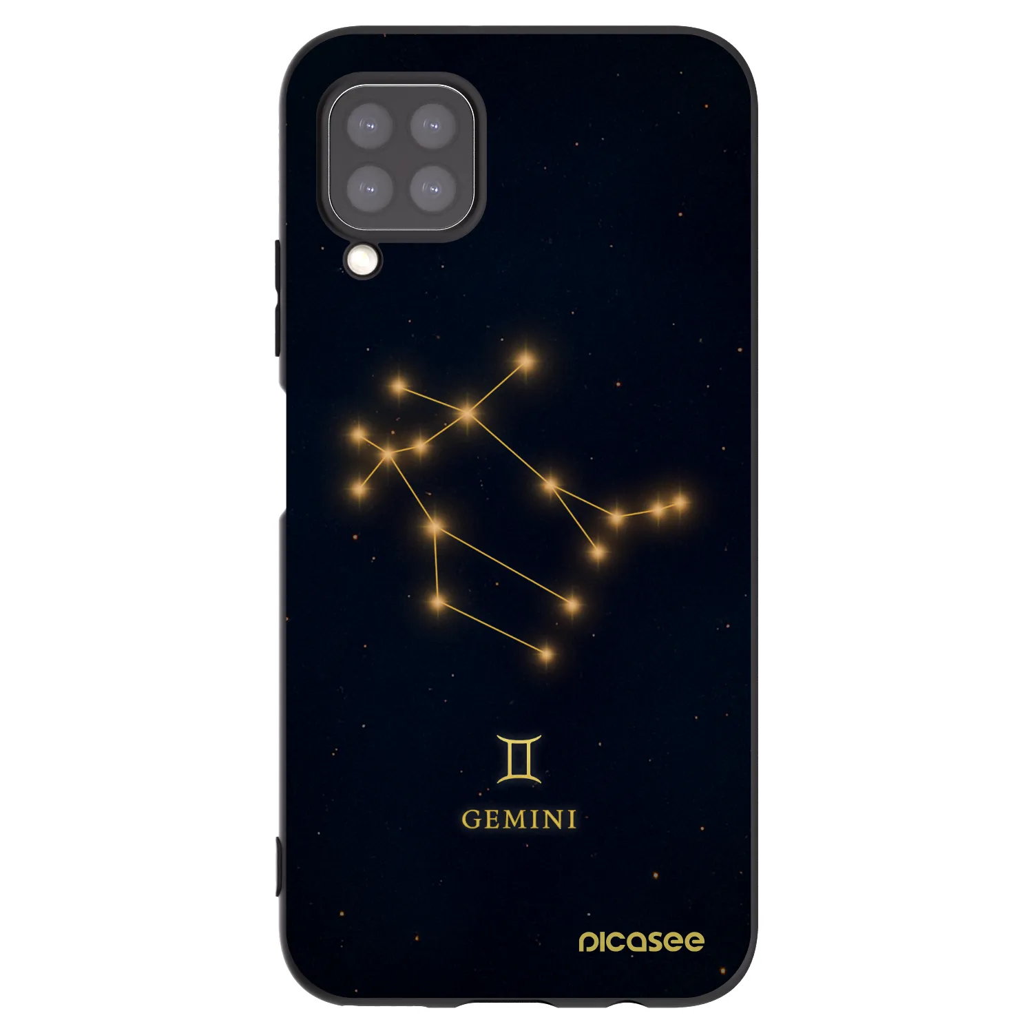 Picasee silikónový čierny obal pre Huawei P40 Lite - GEMINI