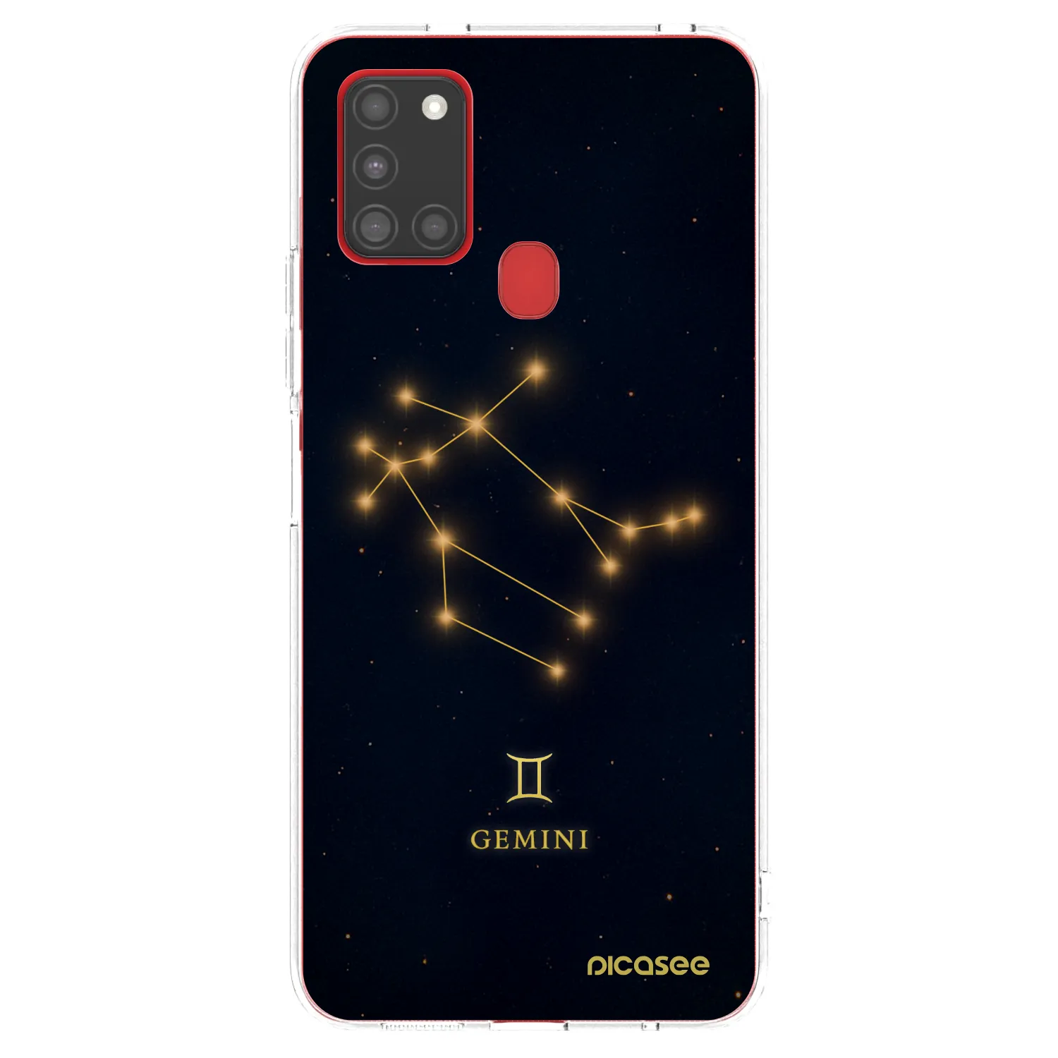 Picasee silikónový prehľadný obal pre Samsung Galaxy A21s - GEMINI