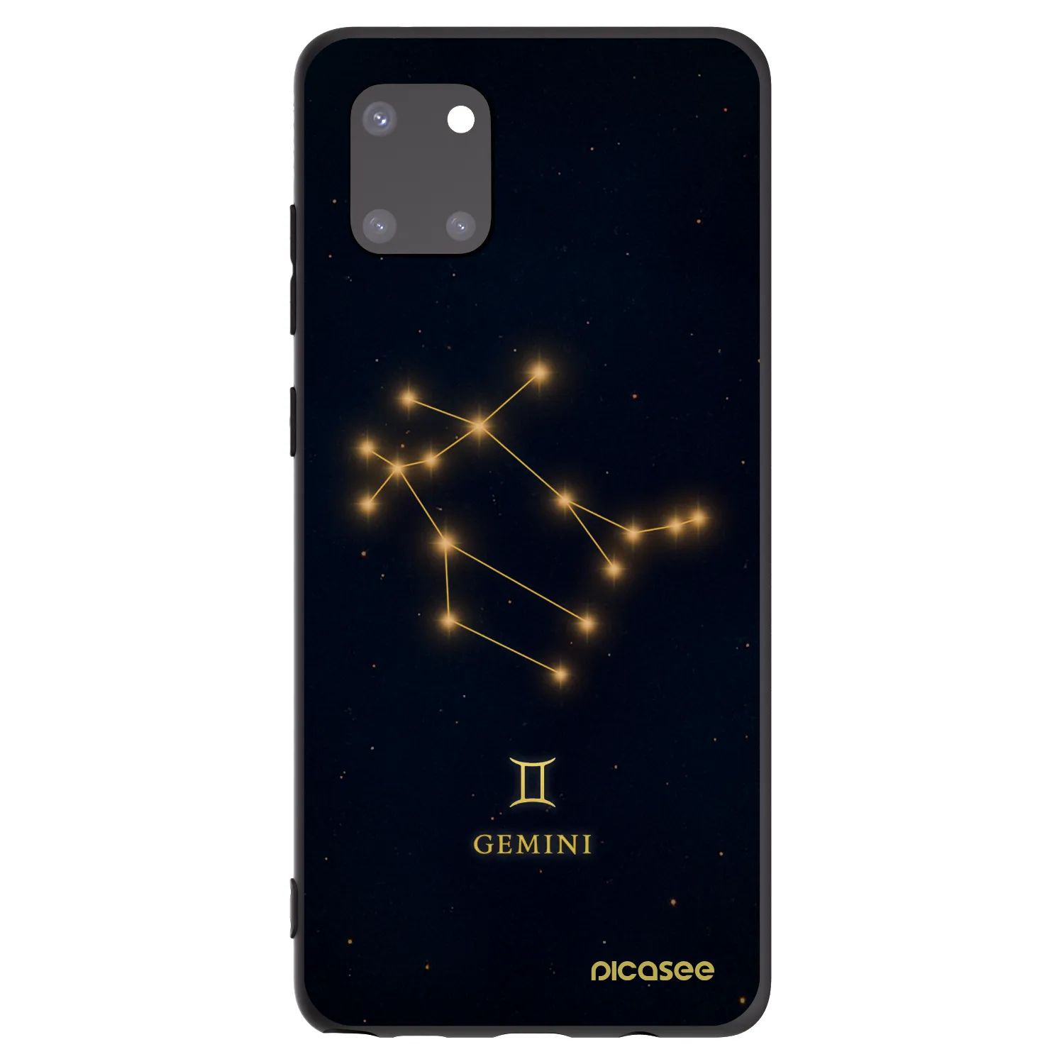 Picasee silikónový čierny obal pre Samsung Galaxy Note 10 Lite N770F - GEMINI