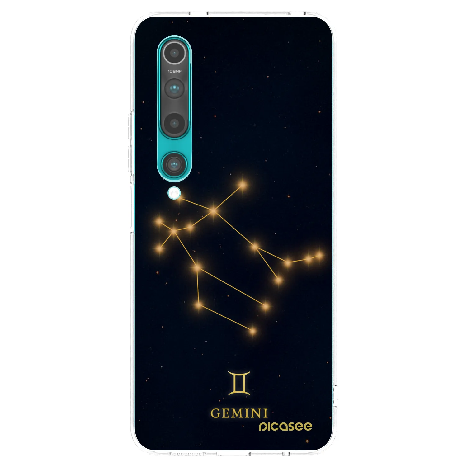 Picasee silikónový prehľadný obal pre Xiaomi Mi 10 - GEMINI