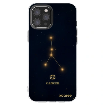 Picasee silikónový prehľadný obal pre Apple iPhone 12 Pro Max - CANCER