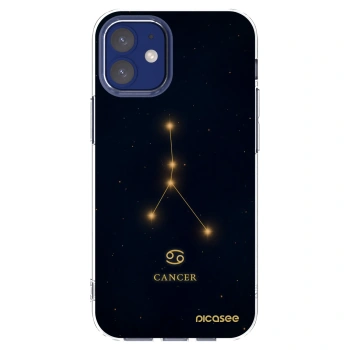 Picasee silikónový prehľadný obal pre Apple iPhone 12 mini - CANCER
