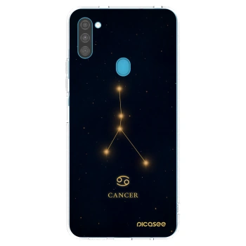 Picasee silikónový prehľadný obal pre Samsung Galaxy M11 - CANCER
