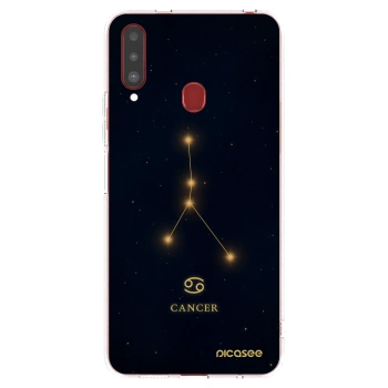 Picasee silikónový prehľadný obal pre Samsung Galaxy A20s - CANCER
