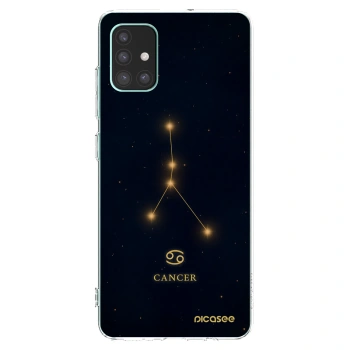 Picasee silikónový prehľadný obal pre Samsung Galaxy M51 M515F - CANCER