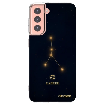 Picasee silikónový prehľadný obal pre Samsung Galaxy S21 5G G991B - CANCER