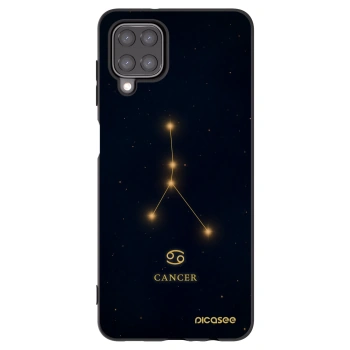 Picasee silikónový čierny obal pre Samsung Galaxy A12 A125F - CANCER