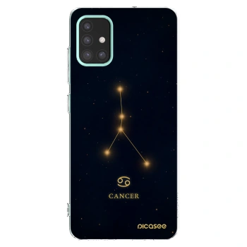 Picasee silikónový prehľadný obal pre Samsung Galaxy M31s - CANCER