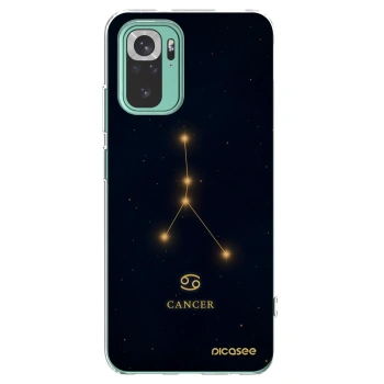 Picasee silikónový prehľadný obal pre Xiaomi Redmi Note 10 Pro - CANCER