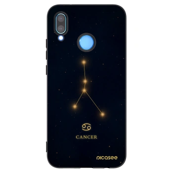 Picasee silikónový čierny obal pre Huawei P20 Lite - CANCER