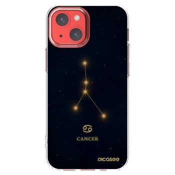 Picasee silikónový prehľadný obal pre Apple iPhone 13 mini - CANCER