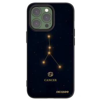 Picasee silikónový čierny obal pre Apple iPhone 13 Pro - CANCER