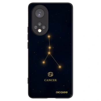 Picasee silikónový čierny obal pre Honor 50 5G - CANCER