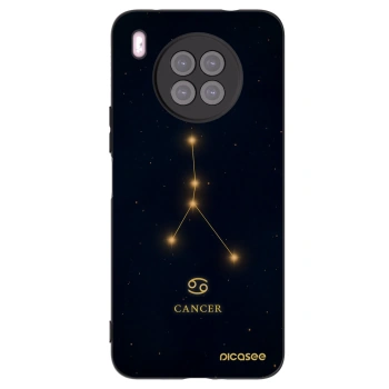 Picasee silikónový čierny obal pre Huawei Nova 8i - CANCER