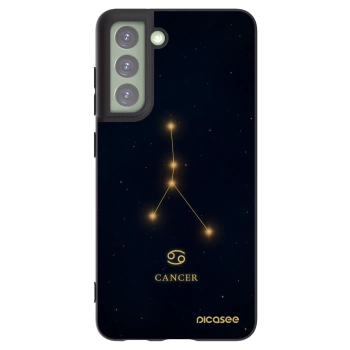 Picasee silikónový čierny obal pre Samsung Galaxy S21 FE 5G - CANCER