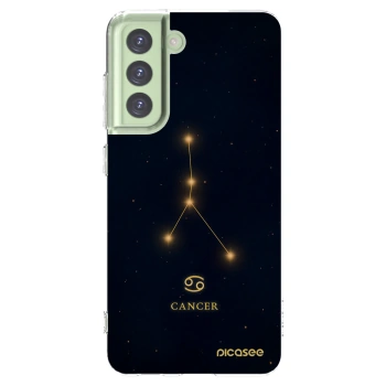 Picasee silikónový prehľadný obal pre Samsung Galaxy S21 FE 5G - CANCER
