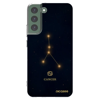 Picasee silikónový prehľadný obal pre Samsung Galaxy S22+ 5G - CANCER