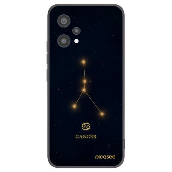 Picasee silikónový čierny obal pre Realme 9 Pro 5G - CANCER
