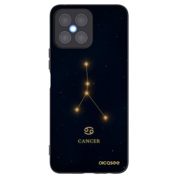 Picasee silikónový čierny obal pre Honor X8 4G - CANCER